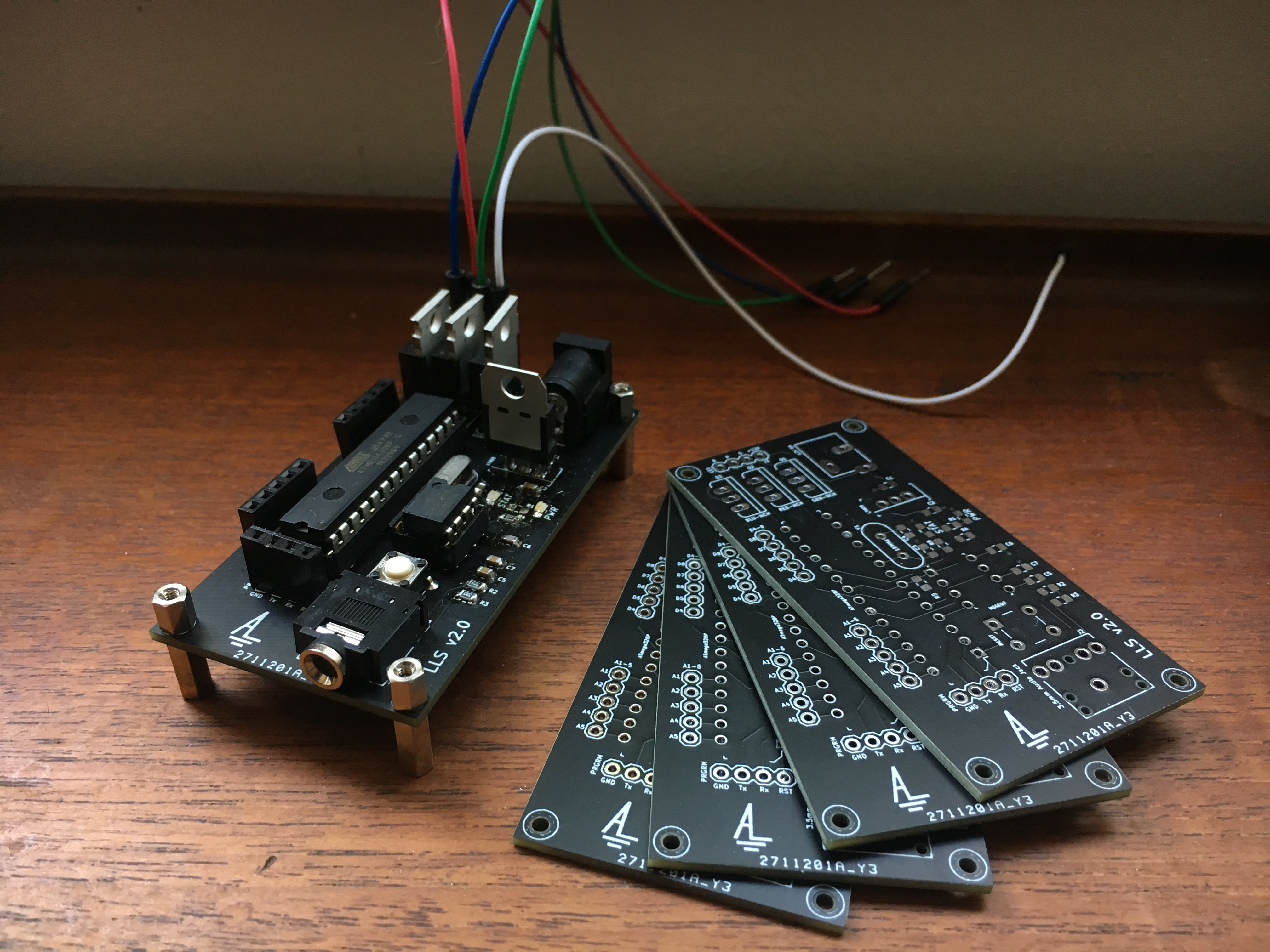 Music reactive LED footer illustration